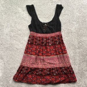 Free People babydoll bohemian dress
